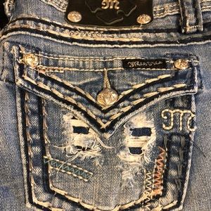 Miss Me Cuffed Capri